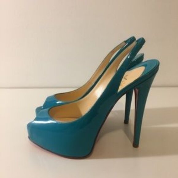 Christian Louboutin Shoes - Christian Louboutin Vendome Peep Toe Platform Heel